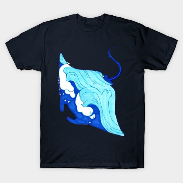 Manta Ray T-Shirt by WtfBugg